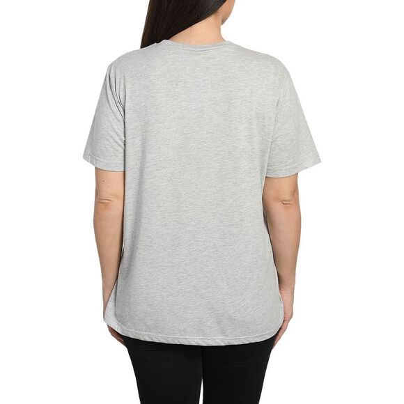 New Women's Plus Size Disney Minnie Mouse Sitting Short Sleeve T-Shirt Gray - Picture 6 of 6